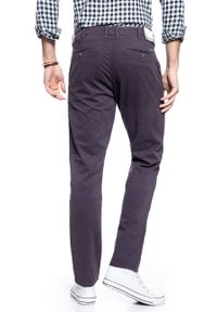 Wrangler - WRANGLER SPODNIE MĘSKIE CHINO AUBERGINE W16LRN450. Materiał: materiał #5