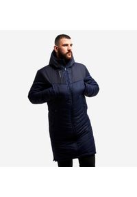 KIPSTA - Długa parka do piłki nożnej Kipsta. Kolor: niebieski. Długość: długie. Sport: piłka nożna #1
