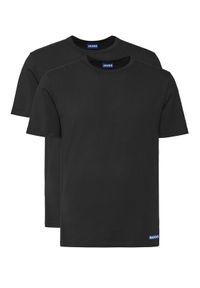 Hugo - HUGO Komplet 2 t-shirtów Naolo 50546933 Czarny Regular Fit. Kolor: czarny. Materiał: bawełna