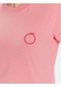 Trussardi Jeans - Trussardi T-Shirt Small Greyhound 56T00538 Różowy Regular Fit. Kolor: różowy. Materiał: bawełna #5