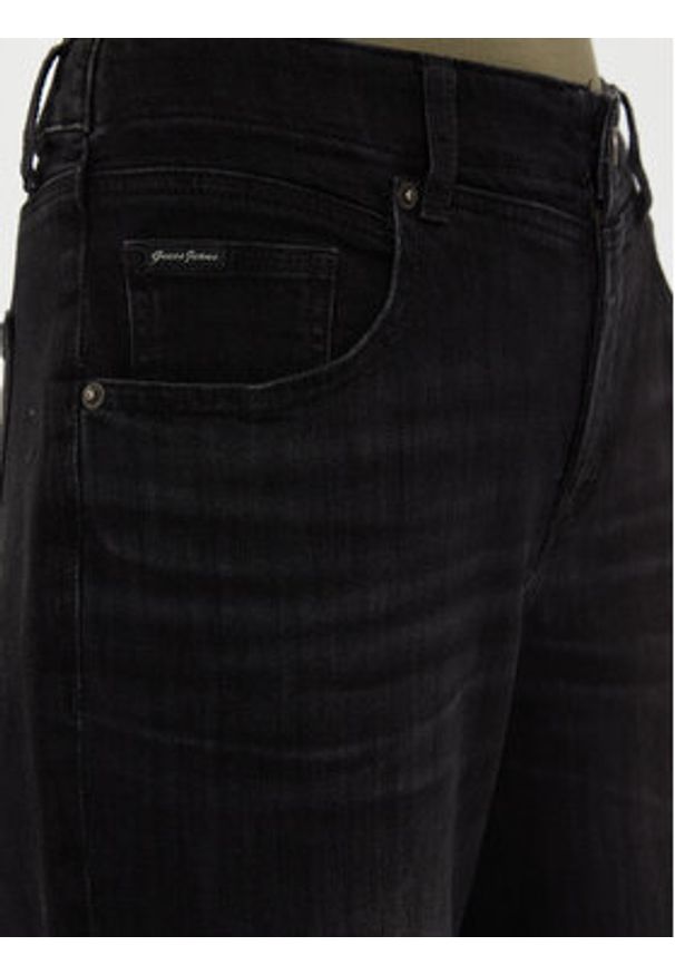 Guess Jeans Jeansy W5BA3O D0142 Czarny Relaxed Fit. Kolor: czarny