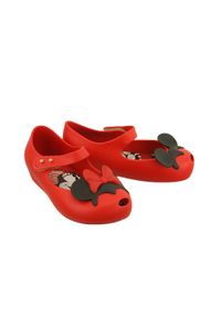 melissa - MINI MELISSA 31945 ULTRAGIRL DISNEY TWINS II BB 50924 red/black, baleriny dziecięce. Zapięcie: rzepy. Kolor: czerwony. Materiał: materiał. Wzór: motyw z bajki #1