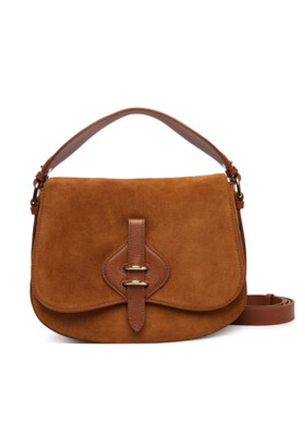 Coccinelle Torebka U7F Coccinellemavery E1 U7H 18 01 01 Brązowy. Kolor: brązowy. Materiał: skórzane, zamszowe