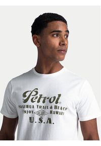 Petrol Industries T-Shirt M-1040-TSR600 Biały Regular Fit. Kolor: biały. Materiał: bawełna