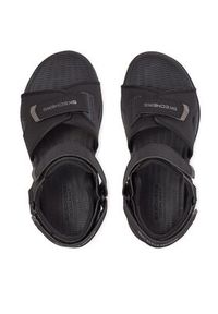 skechers - Skechers Sandały Go Consistent Sandal-Tributary 229097/BBK Czarny. Kolor: czarny. Materiał: skóra #5