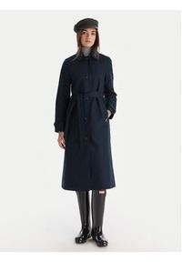 Hunter Trencz Keltie HARW0014251 Granatowy Regular Fit. Kolor: niebieski. Materiał: bawełna #4