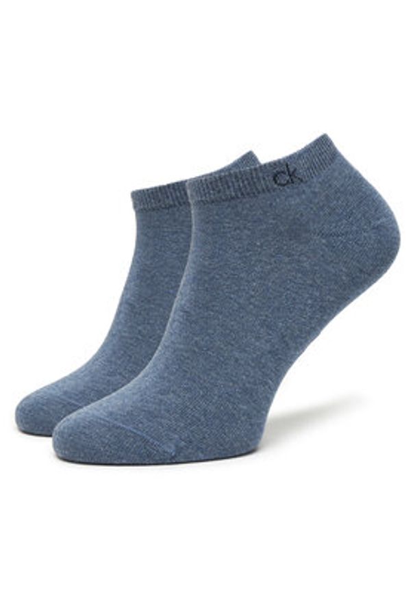 Calvin Klein Zestaw 3 par niskich skarpet męskich 701234366 Niebieski. Kolor: niebieski. Materiał: materiał, bawełna