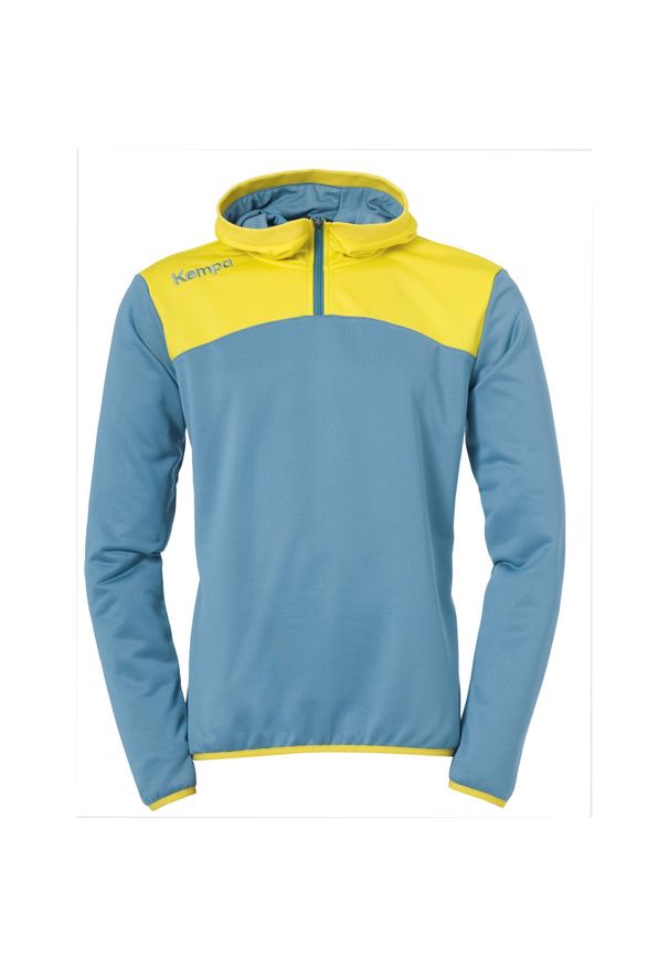 KEMPA - Bluza emotion 2.0 Kempa Quarter Zip. Kolor: niebieski, wielokolorowy, żółty. Sport: piłka ręczna