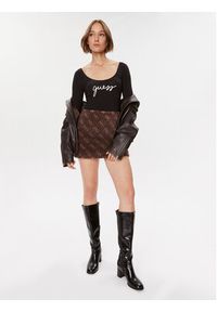 Guess Body O3BM03 KBBU1 Czarny Slim Fit. Kolor: czarny. Materiał: bawełna #3