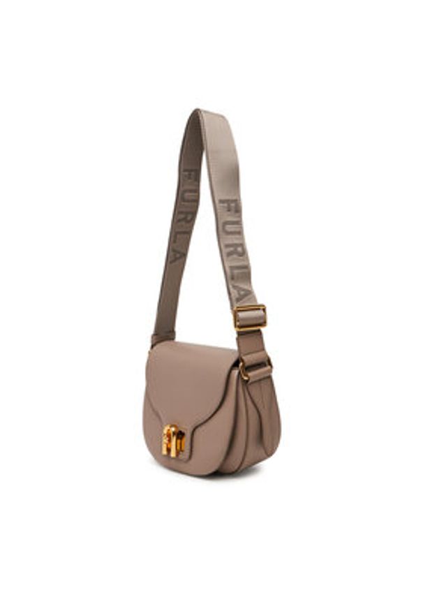 Furla Torebka Lotus WB01491 BX0356 3763S Szary. Kolor: szary. Materiał: skórzane