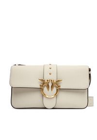 Pinko - PINKO Torebka Love One Classic Slouchy Fl PLTT 104524 A2OX Biały. Kolor: biały. Materiał: skórzane #3