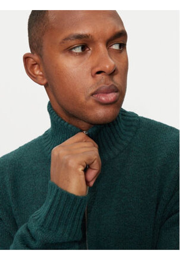 Jack & Jones Sweter Ollie 12241817 Zielony Relaxed Fit. Kolor: zielony. Materiał: syntetyk