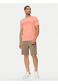 BOSS - Boss T-Shirt Tee 1 50512866 Czerwony Regular Fit. Kolor: czerwony. Materiał: bawełna #5