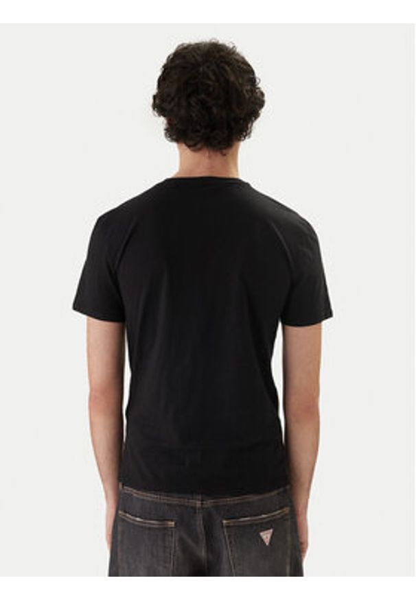 Guess T-Shirt F6GI12 K6XN4 Czarny Regular Fit. Kolor: czarny. Materiał: bawełna