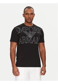 Emporio Armani Underwear T-Shirt EM000574 AF12326 UC001 Czarny Regular Fit. Kolor: czarny. Materiał: bawełna