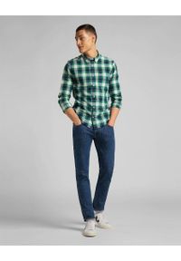 Lee - LEE DAREN ZIP FLY MĘSKIE SPODNIE JEANSOWE JEANSY MID STONE WASH L707NLWL 112118300 #6