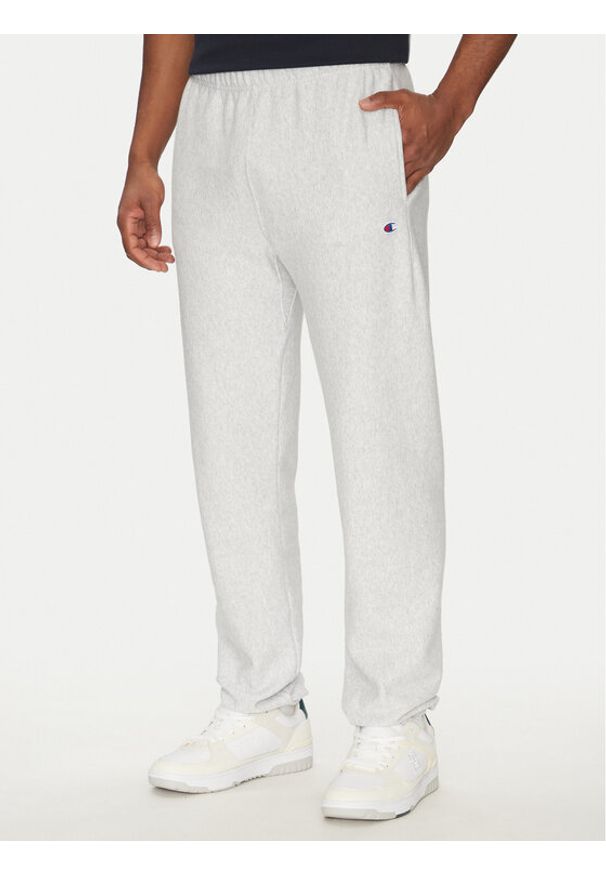 Champion Spodnie dresowe 221620 Szary Regular Fit. Kolor: szary. Materiał: bawełna