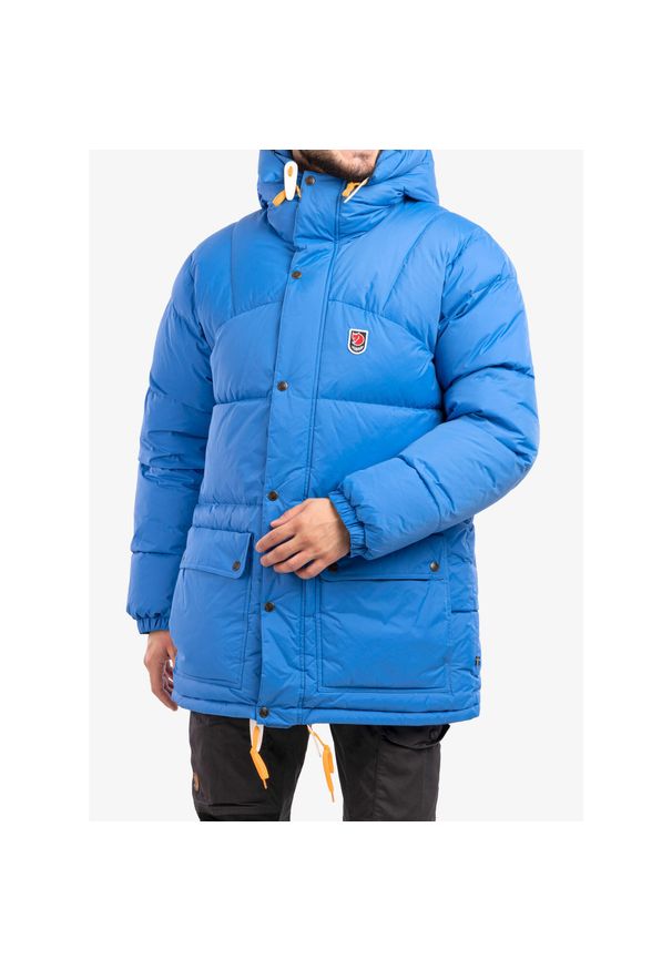 Fjällräven - Kurtka puchowa męska Fjallraven Expedition Down Jacket. Kolor: niebieski. Materiał: puch