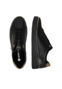 Remonte Sneakersy D2E00-03 Czarny. Kolor: czarny. Materiał: skóra #6