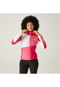 Regatta - Damski polar Walbury VII z pełnym zamkiem błyskawicznym. Kolor: różowy. Materiał: polar. Styl: sportowy. Sport: turystyka piesza #1