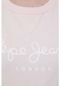 Pepe Jeans t-shirt bawełniany GALA kolor różowy. Kolor: różowy. Materiał: bawełna. Długość rękawa: krótki rękaw. Długość: krótkie. Wzór: nadruk #3