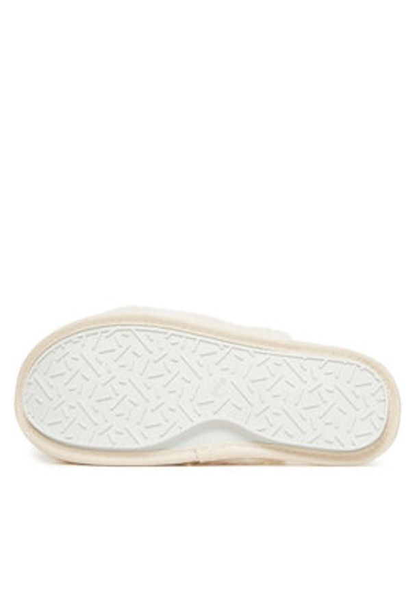 DeeZee Kapcie DKSP23112606 Écru. Materiał: materiał