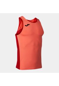 Koszulka do biegania męska Joma R-Winner bez rękawów. Kolor: wielokolorowy, pomarańczowy, żółty. Długość rękawa: bez rękawów #1