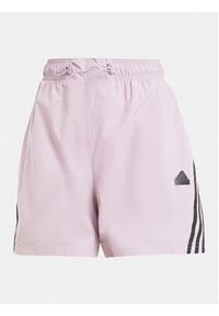 Adidas - adidas Szorty sportowe Future Icons 3-Stripes IS3615 Fioletowy Relaxed Fit. Kolor: fioletowy. Materiał: syntetyk #4