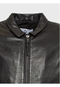 Serge Pariente Kurtka skórzana Tyson Czarny Regular Fit. Kolor: czarny. Materiał: skóra #2
