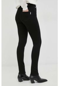 Miss Sixty jeansy damskie. Stan: podwyższony. Kolor: czarny #2