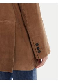 Weekend Max Mara Kurtka skórzana Rolanda 2525446071650 Brązowy Oversize. Kolor: brązowy. Materiał: skóra #3