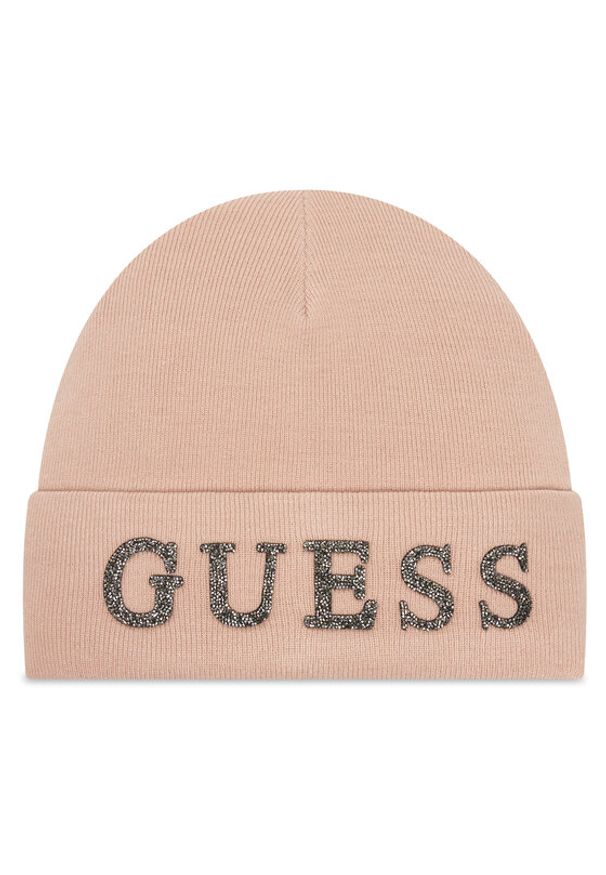 Guess Czapka AW5398 POL01 Różowy. Kolor: różowy. Materiał: wiskoza, materiał