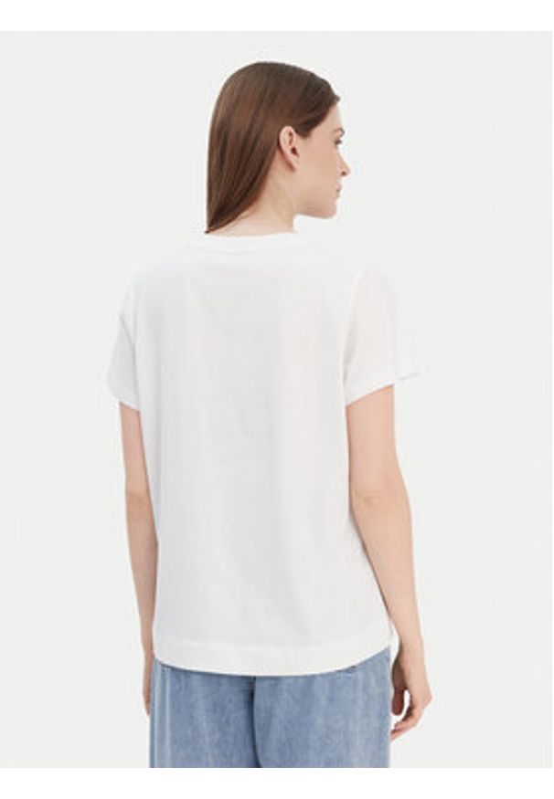 U.S. Polo Assn. T-Shirt WUP0635 Biały Classic Fit. Typ kołnierza: polo. Kolor: biały. Materiał: bawełna