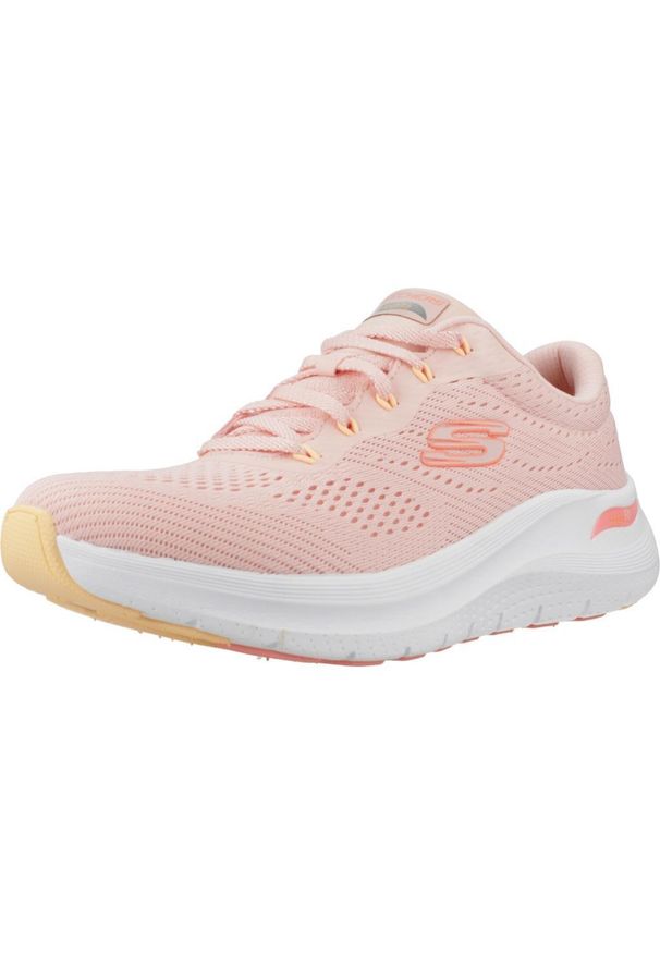 skechers - Buty do chodzenia damskie Skechers 150051LGMT. Kolor: różowy. Materiał: materiał, syntetyk. Szerokość cholewki: normalna. Model: Skechers Sport. Sport: turystyka piesza