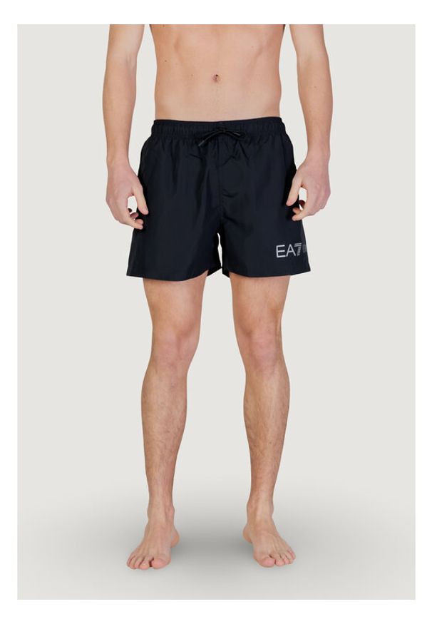 EA7 Emporio Armani Strój kąpielowy 7M002000 AF13049 Czarny. Kolor: czarny