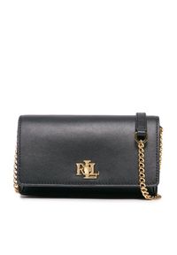 Lauren Ralph Lauren - LAUREN RALPH LAUREN Portfel 432915377001 Czarny. Kolor: czarny. Materiał: skóra #1