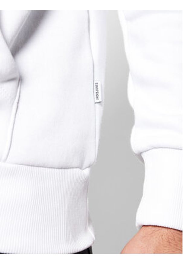 Jack & Jones - Jack&Jones Bluza Corp Old Logo 12137054 Biały Regular Fit. Kolor: biały. Materiał: bawełna, syntetyk