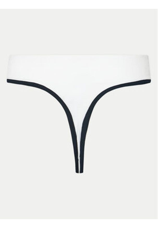 TOMMY HILFIGER - Tommy Hilfiger Stringi UW0UW05219 Biały. Kolor: biały. Materiał: bawełna