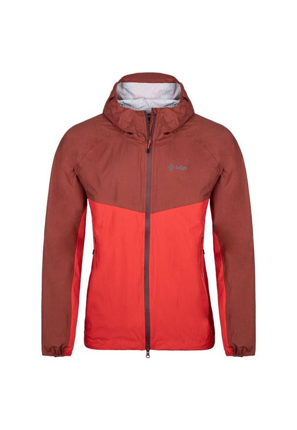 Męska kurtka outdoorowa Kilpi HURRICANE-M. Kolor: czerwony. Sport: turystyka piesza