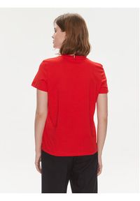 TOMMY HILFIGER - Tommy Hilfiger T-Shirt Signature WW0WW41674 Czerwony Regular Fit. Kolor: czerwony. Materiał: bawełna #6