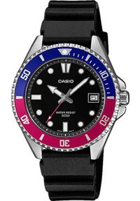Zegarek Casio Zegarek męski Casio MDV-10-1A2VEF czarny. Kolor: czarny #1