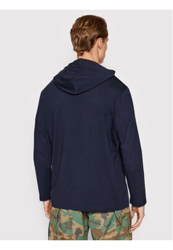 Polo Ralph Lauren Longsleeve 710847203013 Granatowy Regular Fit. Typ kołnierza: polo. Kolor: niebieski. Materiał: bawełna. Długość rękawa: długi rękaw