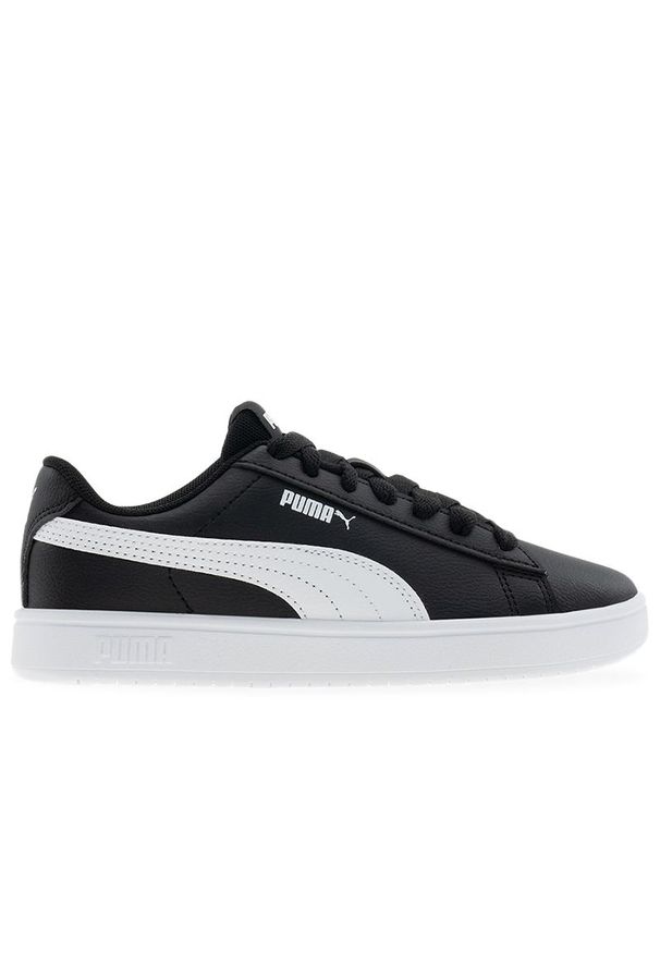 Buty młodzieżowe Puma Rickie 39425203 - czarne. Okazja: na co dzień. Kolor: czarny. Materiał: guma, skóra, syntetyk. Szerokość cholewki: normalna