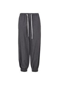 Urban Classics - Spodnie Do Joggingu Damskie Denim Lekkie. Kolor: szary. Materiał: denim. Długość: długie. Sport: bieganie