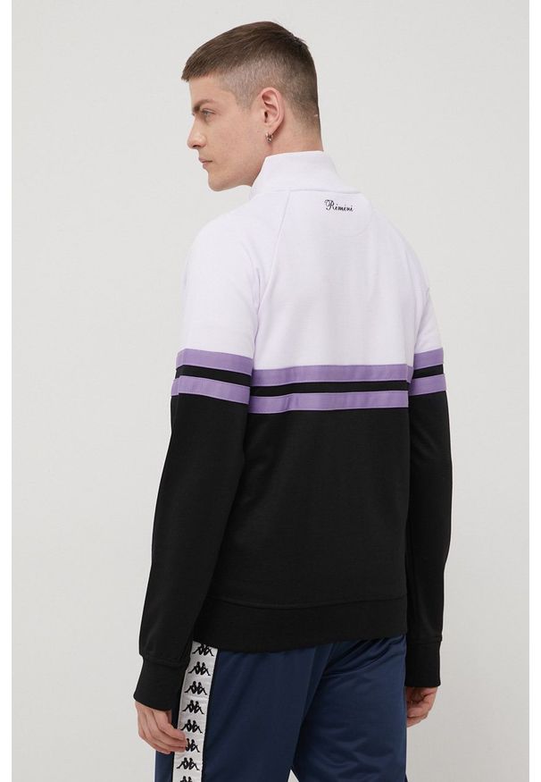 Ellesse bluza męska kolor fioletowy z aplikacją. Kolor: fioletowy. Długość rękawa: raglanowy rękaw. Wzór: aplikacja