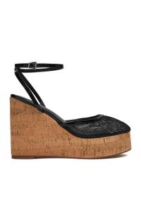 Badura Sandały EO-ALANA-25-3-12YY Czarny. Kolor: czarny. Materiał: materiał #1