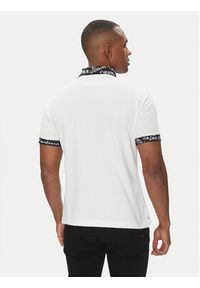 Versace Jeans Couture Polo 78GAGT02 Biały Regular Fit. Typ kołnierza: polo. Kolor: biały. Materiał: bawełna