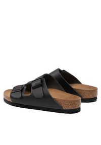 Birkenstock Klapki Arizona 0051193 Czarny. Kolor: czarny. Materiał: skóra