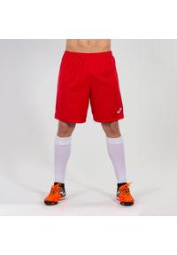 Spodenki do piłki nożnej dla chłopców Joma Tokio II. Kolor: czerwony, biały, wielokolorowy. Sport: piłka nożna