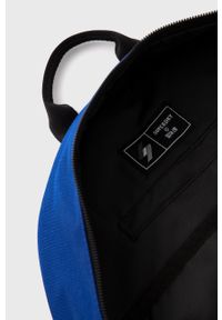Superdry plecak damski duży gładki. Kolor: niebieski. Wzór: gładki #4